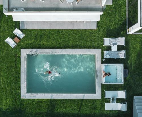 Πισίνα στο ή κοντά στο Estellar Villas, 50meters from the Sea