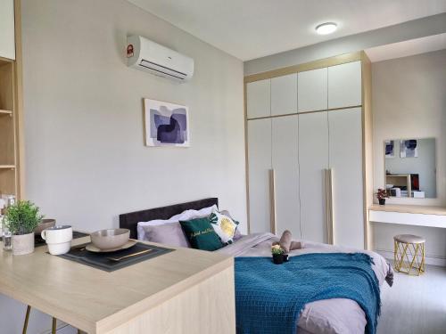 Kuchyň nebo kuchyňský kout v ubytování Taman Equine Comfy Studio#Greenery View#4 pax#Aeon Mall