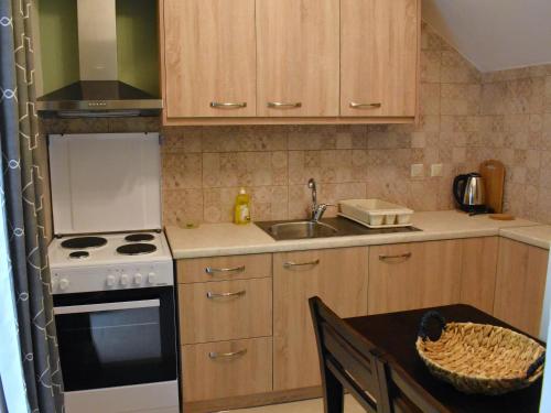Η κουζίνα ή μικρή κουζίνα στο Starvillas Apartments and Studios