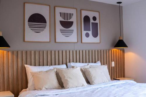 Postel nebo postele na pokoji v ubytování Luxury, 2 Bdr, Pv Balconie, Top View El Poblado