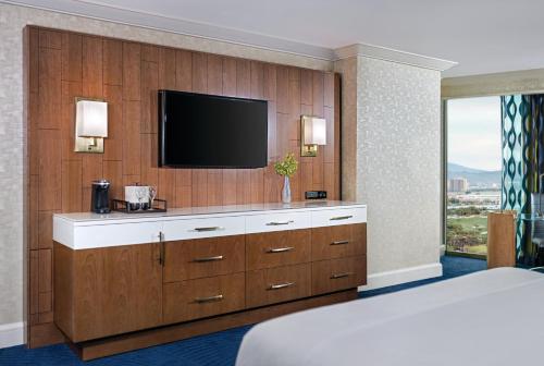 Ένα ή περισσότερα κρεβάτια σε δωμάτιο στο Mandalay Bay