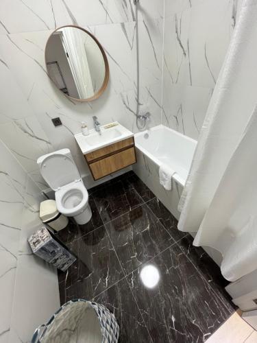 Koupelna v ubytování RAISSON APARTHOTEL Sat CITY 145