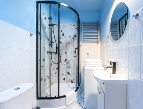 Ένα μπάνιο στο myNEST Apartments POPLIŃSKICH