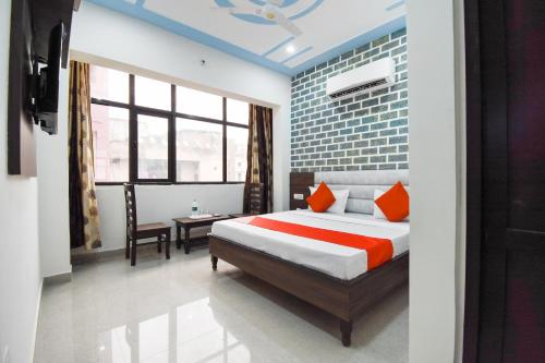 Cama ou camas em um quarto em Hotel Chandigarh Inn