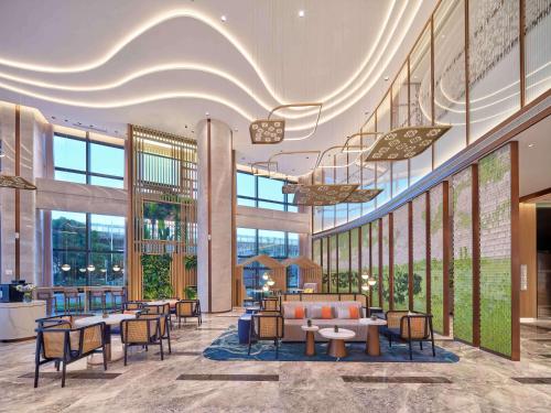 Restaurace v ubytování Hilton Garden Inn Xiamen Tong'An