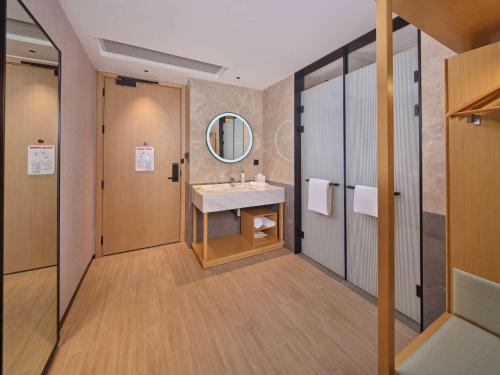 Koupelna v ubytování Hilton Garden Inn Xiamen Tong'An
