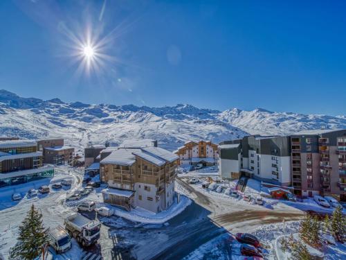 an aerial view of a resort in the snow at Apartment Altineige-6 by Interhome in Val Thorens