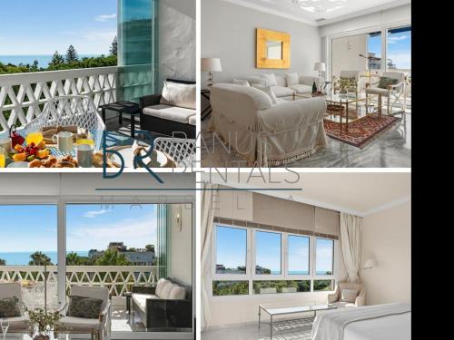 Vista mar y piscina en Puerto Banús