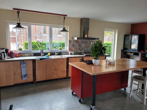 Virtuvė arba virtuvėlė apgyvendinimo įstaigoje Het Wit Huys