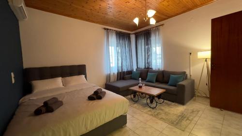 Postel nebo postele na pokoji v ubytování BT’s home