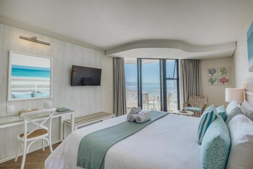 Postel nebo postele na pokoji v ubytování Bayview Hotel