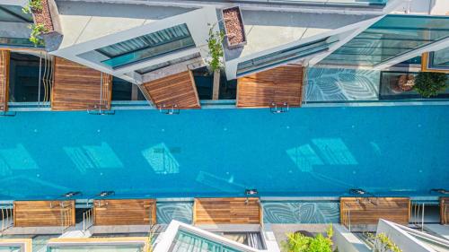Gözegir Hotelにあるバルコニーまたはテラス