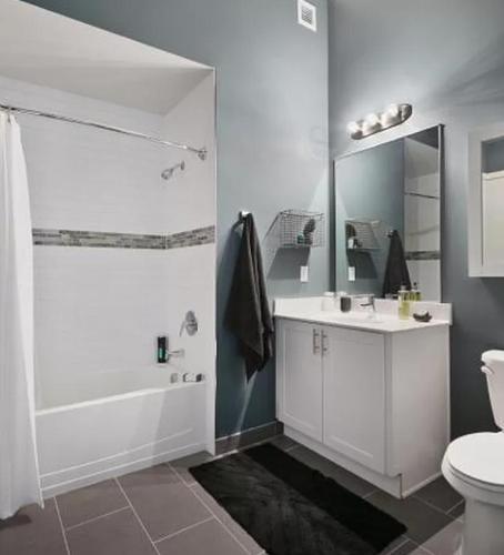 A bathroom at Restful Studio Apartment in NYC!