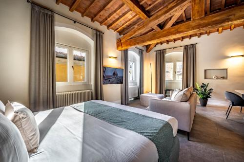 Voodi või voodid majutusasutuse Dimora Collection - Le Torri - Boutique Luxury Suites - Adults Only toas