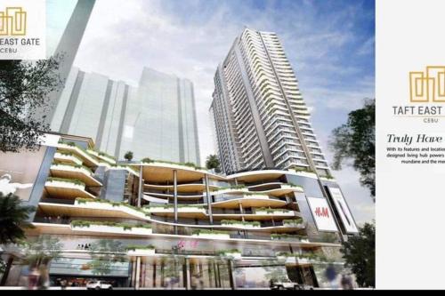 uma representação arquitectónica de um edifício alto em Dreamy Aesthetic Suite in City Center em Cebu