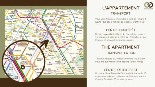 3p.cosy flat#6pers#heart of Le Marais
