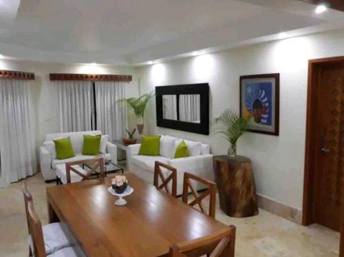 Posezení v ubytování Apartamento Coson Bay Las Terrenas