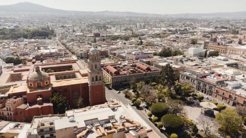 Nespecifikovaný výhled na destinaci Querétaro nebo výhled na město při pohledu z hotelu