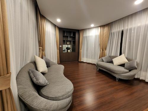 Χώρος καθιστικού στο Mew villa 3 pattaya