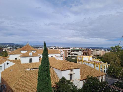 vistas a los tejados de los edificios de una ciudad en Córdoba Azahar, en Córdoba