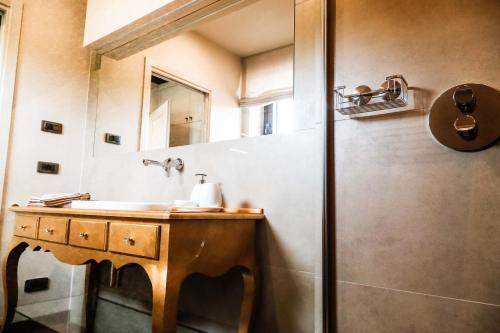 Koupelna v ubytování Cascina Cortine