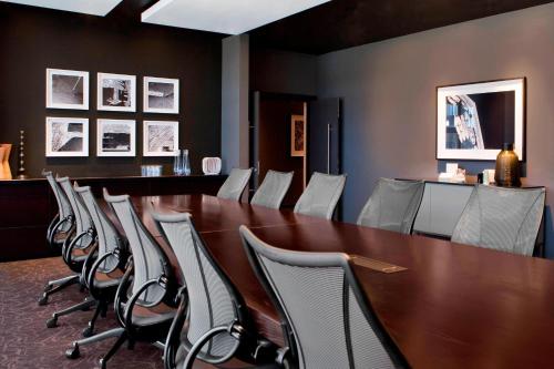 a conference room with a long table and chairs at The Westin Cape Town in Cape Town