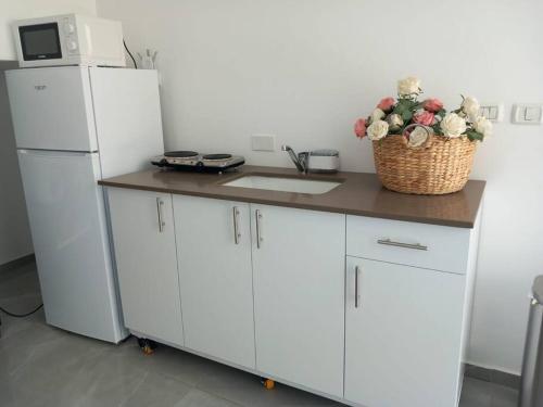 Kuchyň nebo kuchyňský kout v ubytování Luna place