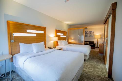 Postel nebo postele na pokoji v ubytování SpringHill Suites by Marriott Baton Rouge Gonzales