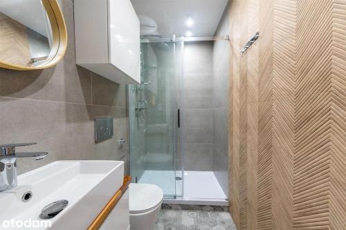 Apartament Gdańska tesisinde bir banyo