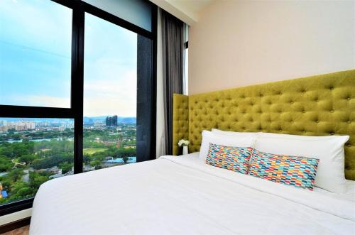 Krevet ili kreveti u jedinici u okviru objekta Expressionz Professional Suites Kuala Lumpur