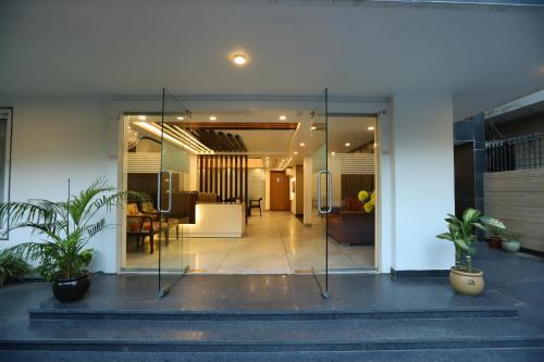 Posezení v ubytování Hotel Keshav Residency Gurgaon near Medanta