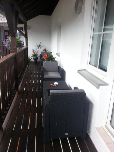 Ruang duduk di Apartment Marx