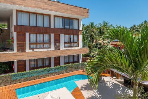 Bazén v ubytování Luxo na Vila de Barra Grande - Faça Tudo a pé! nebo v jeho okolí