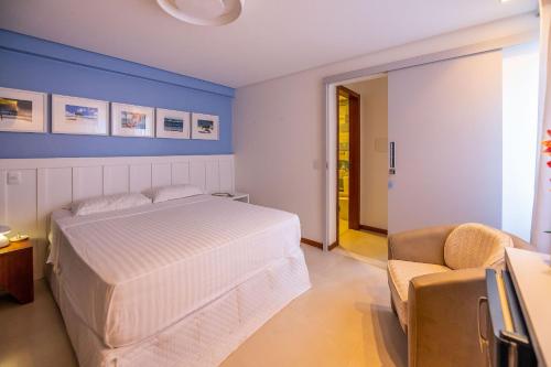 Postel nebo postele na pokoji v ubytování Luxo na Vila de Barra Grande - Faça Tudo a pé!