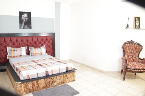 Postel nebo postele na pokoji v ubytování KRISTAL HOME