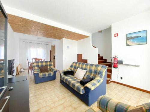 Χώρος καθιστικού στο Family-Friendly Semi-Detached House in Aljezur #1865
