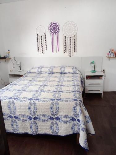Postel nebo postele na pokoji v ubytování Refugio de paz