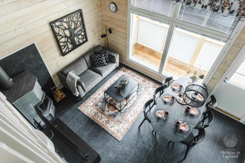 Istumisnurk majutusasutuses Holiday in Lapland - Levihovi 6A