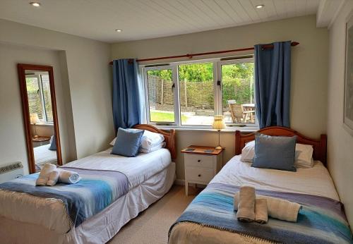 Postelja oz. postelje v sobi nastanitve Finest Retreats - Little Dunley - Vine Lodge