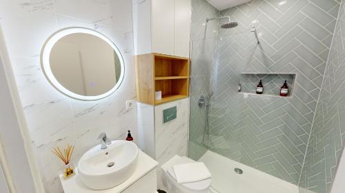 Koupelna v ubytování Apartament de Lux Sibiu VRT