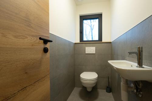 Koupelna v ubytování Gîte DDS