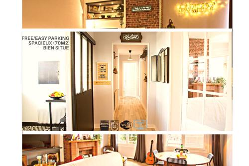 #LIndustrioChampetre Free Parking, Bien Situé, Spacieux, Proche Clinique