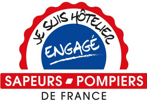 un logo pour l’ambassade des pointes européennes dans l'établissement Le Relais de Louis, à Orbigny