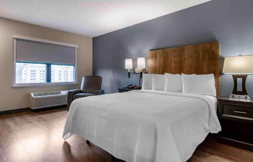 Кровать или кровати в номере Extended Stay America Premier Suites - Seattle - Bellevue - Downtown