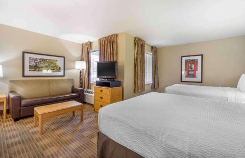 Postel nebo postele na pokoji v ubytování Extended Stay America Suites - Seattle - Bothell - Canyon Park