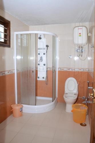Koupelna v ubytování Rainbow Cottages-Budget Friendly rooms