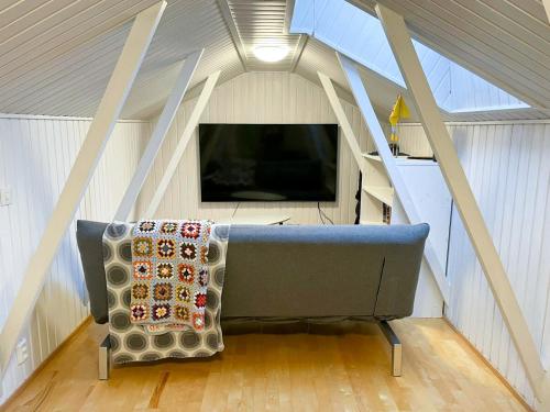 Μια τηλεόραση ή/και κέντρο ψυχαγωγίας στο Nordic lodge