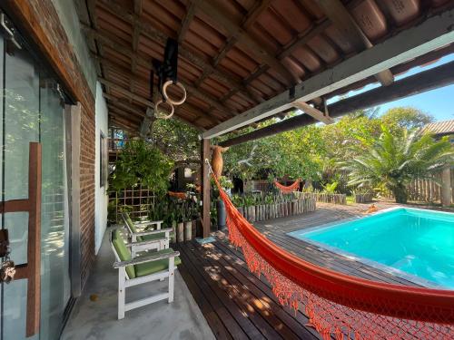 Swimmingpoolen hos eller tæt på Casa das Pedras Caraiva