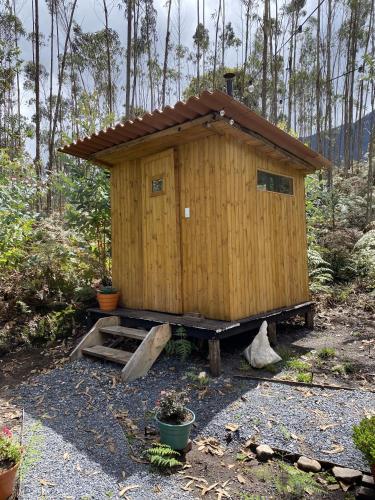 Сад в La Roca Glamping