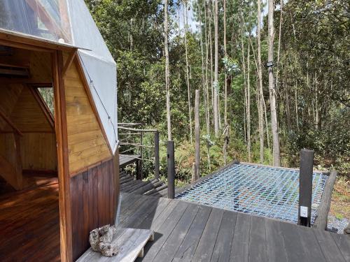 Сад в La Roca Glamping